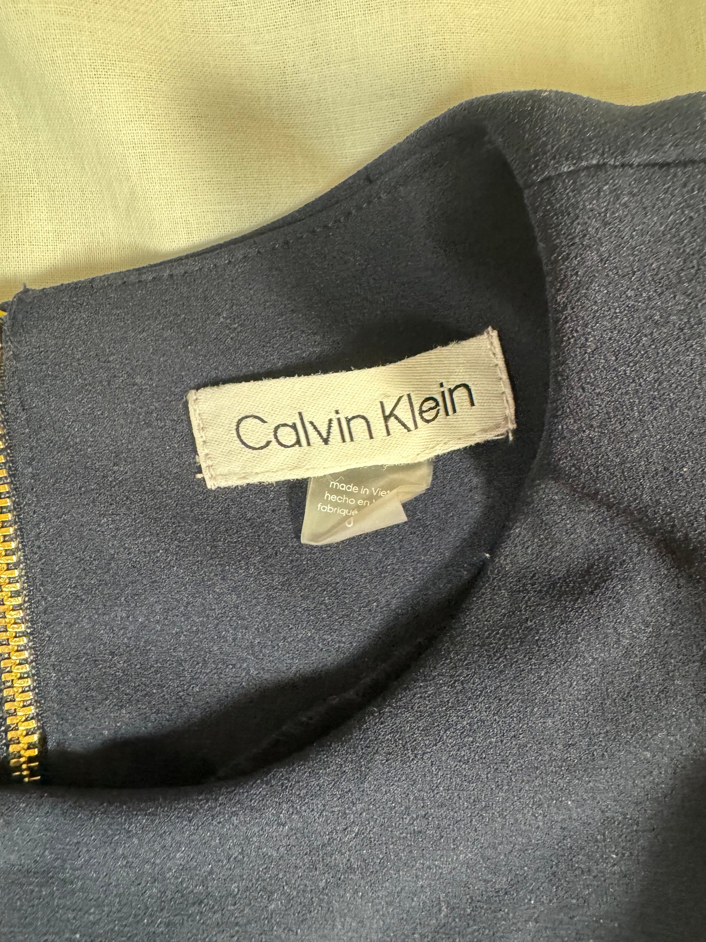 Calvin Klein Tulip Sleeved Sheath Dress