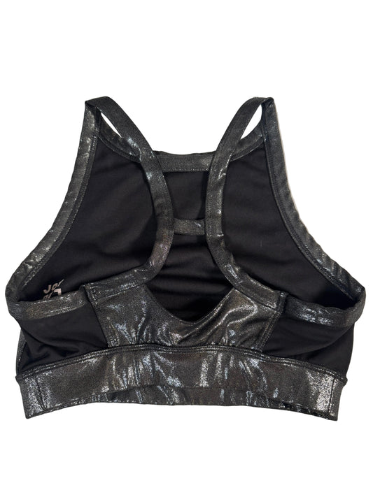 JoyLab High Neck Gunmetal Gray Racerback Top