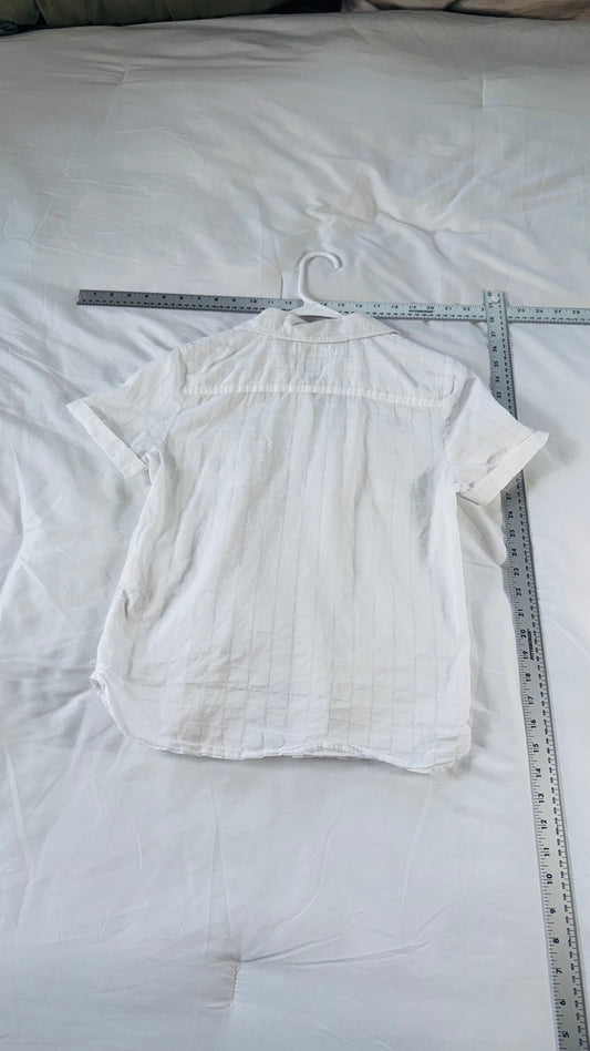 Nautica Jeans Co. Short Sleeve White Button-Up Shirt - XS