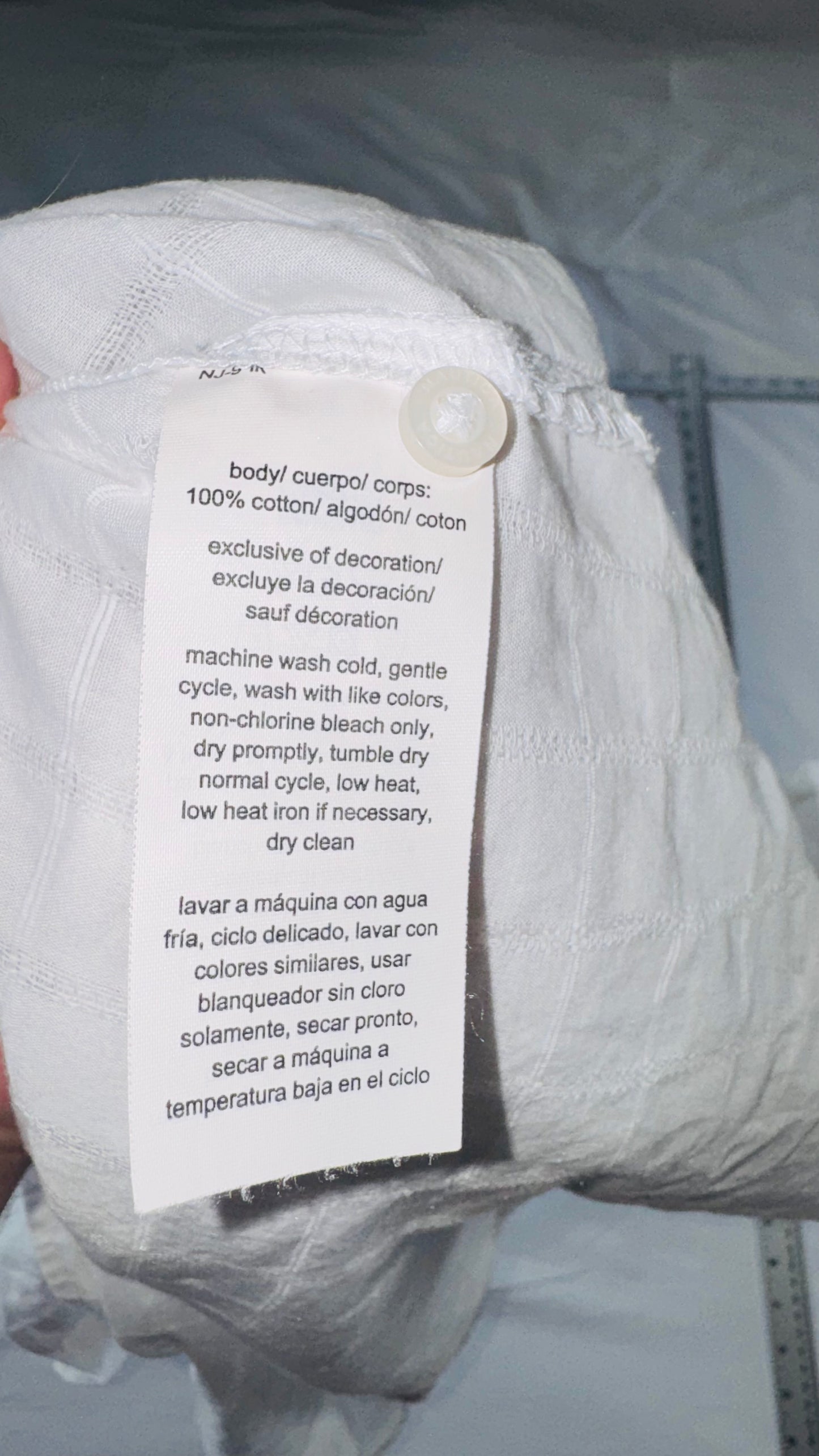 Nautica Jeans Co. Short Sleeve White Button-Up Shirt - XS