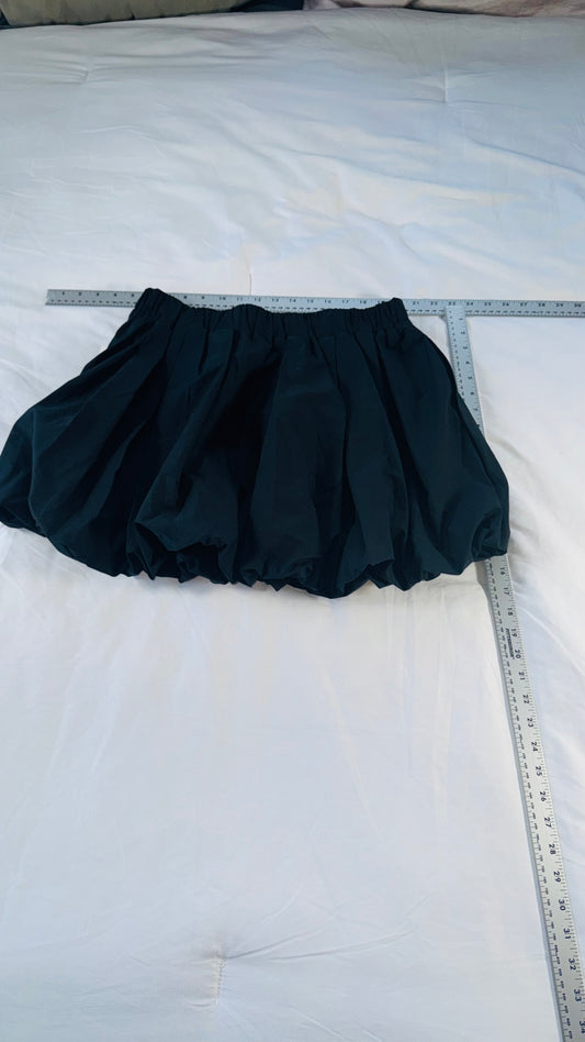 A New Day Black Pleated Skirt - Cotton - New With Tags - M