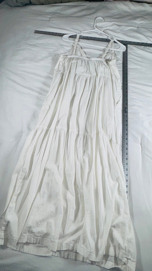 Old Navy Cream Tiered Boho Cami Dress - SM