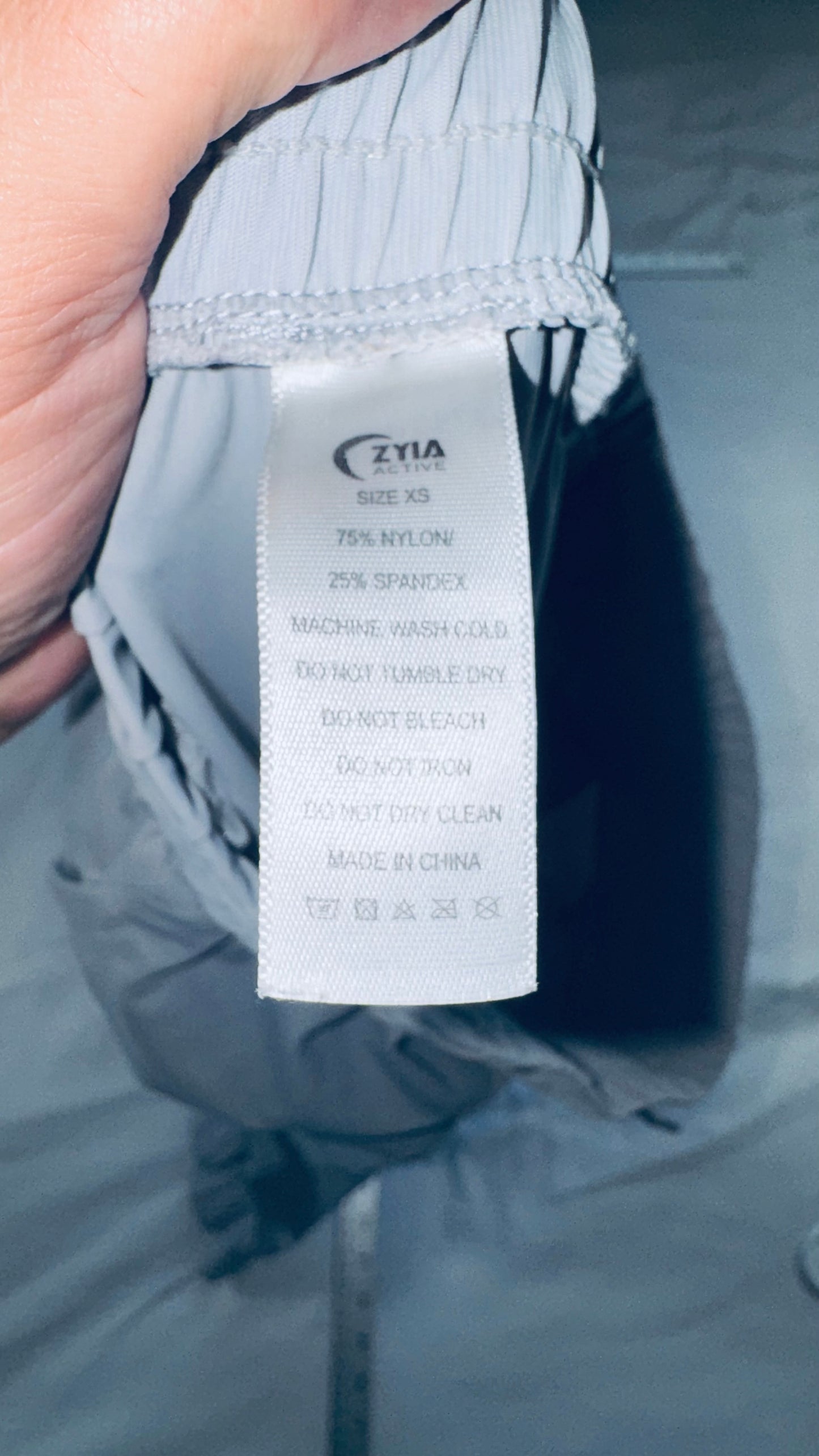 Zyia Active Gray Athletic Jogger Pants w/Zip Ankle Cuffs - XS