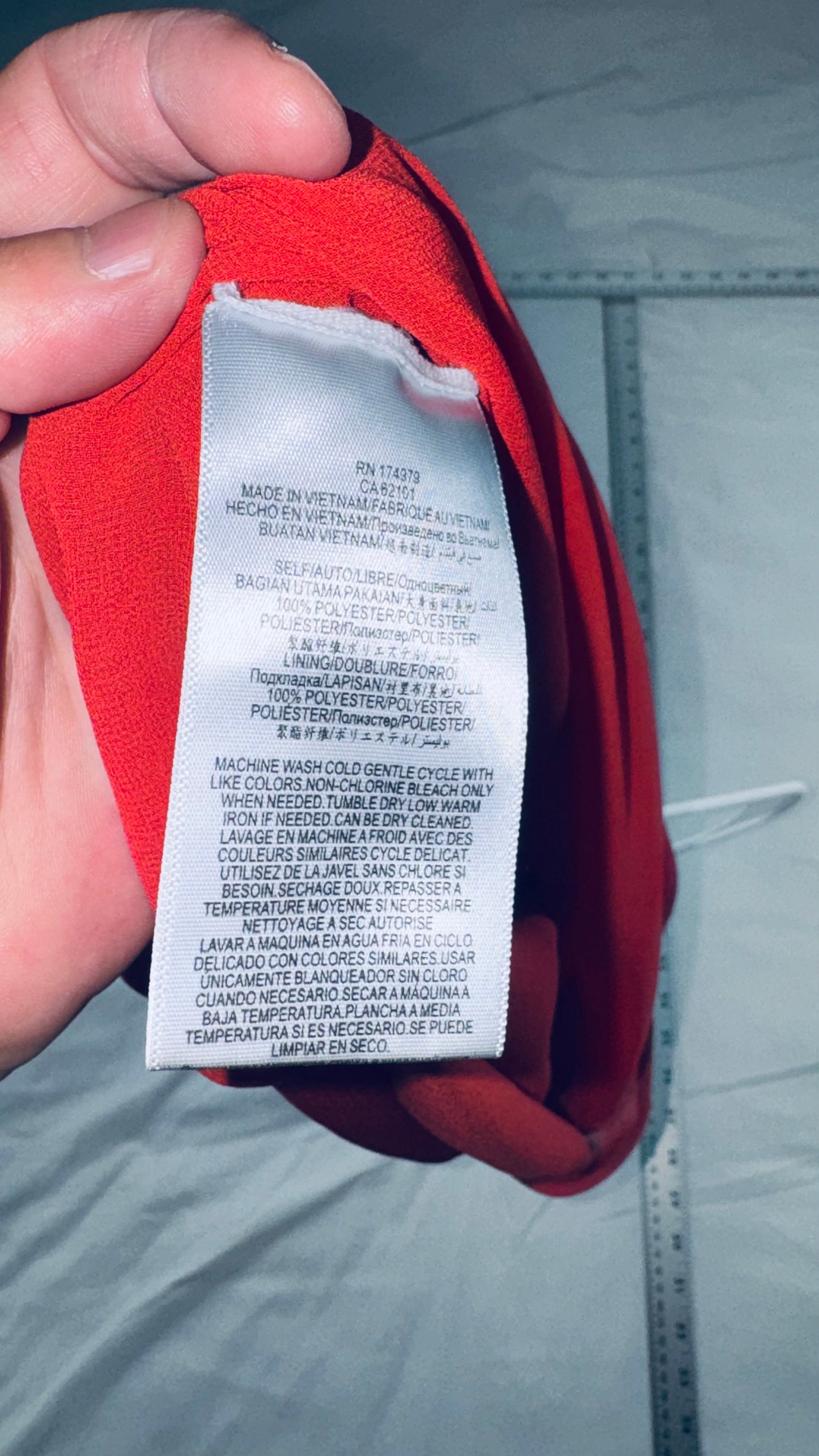 BCBGMAXAZRIA Red Satin Camisole - Adjustable Strap - XS