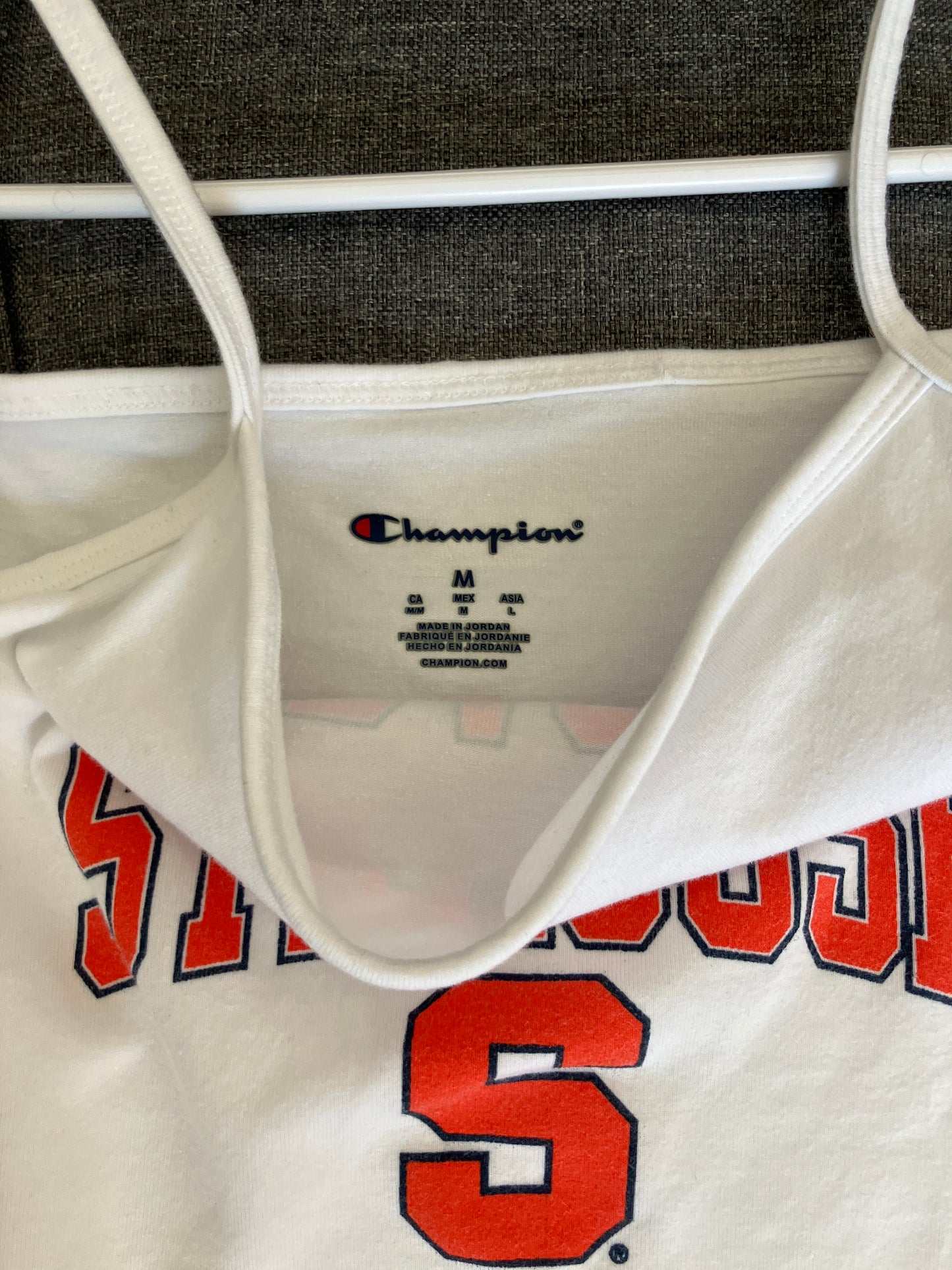 Champion Spaghetti-Strap Syracuse University Graphic