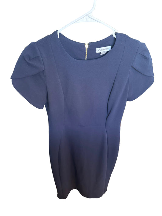 Calvin Klein Tulip Sleeved Sheath Dress