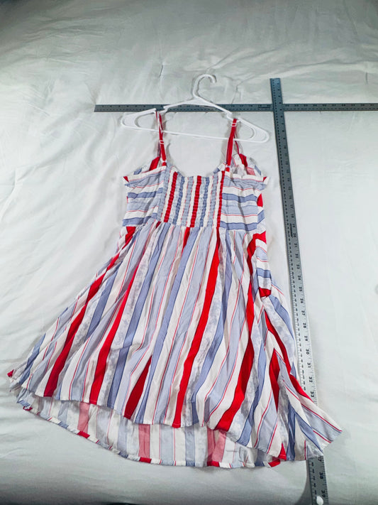 EXPRESS Red White Blue Stripe Sundress - M