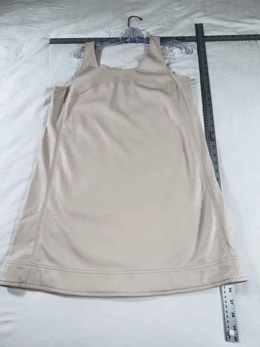 Pilcro Faux Leather Zip-Front Dress - Anthropologies - Size 8