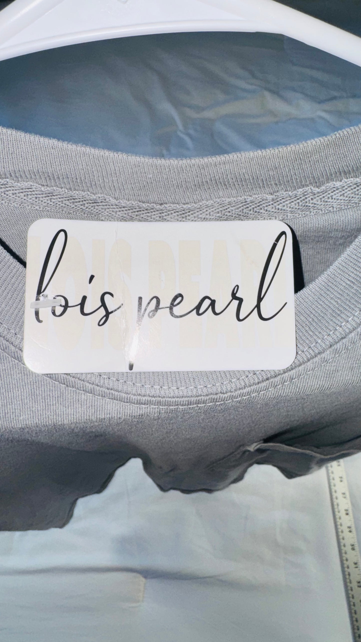Comfort Colors "Homebody" Graphic Pocket Tee - Grey - SM