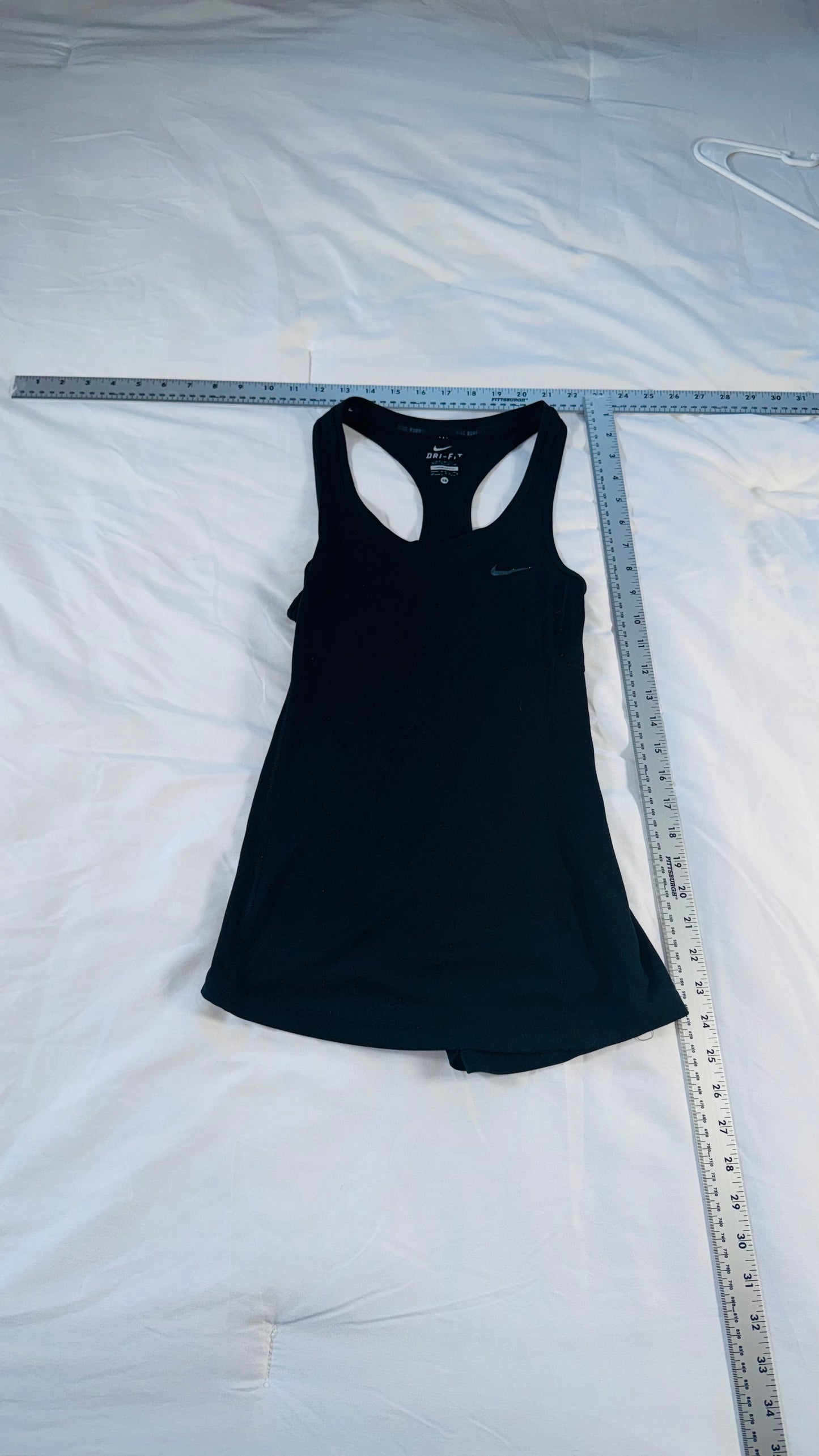 Nike Dri-FIT Running Tank Top - Black Racerback - XS