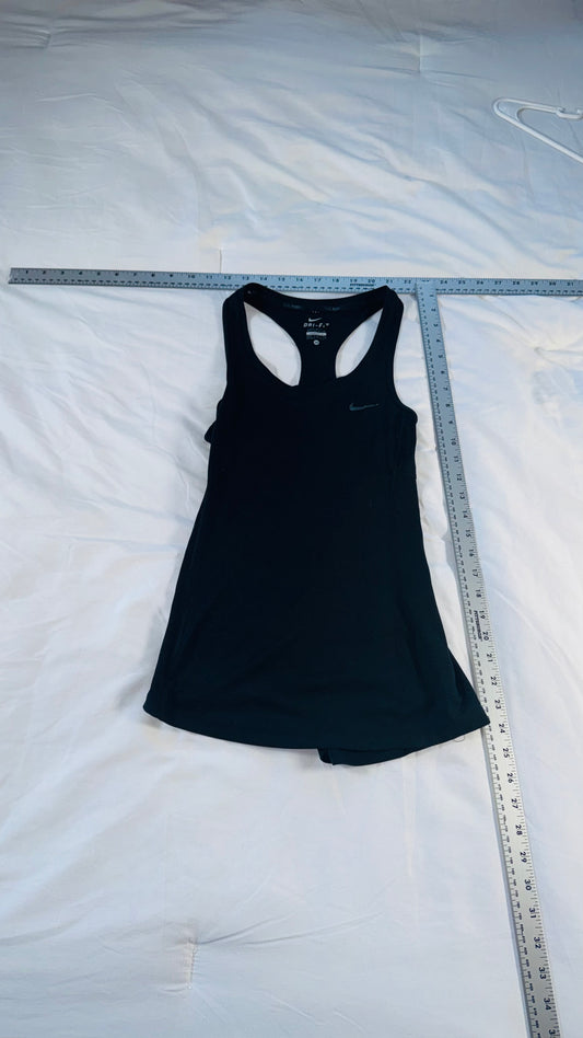 Nike Dri-FIT Running Tank Top - Black Racerback - XS