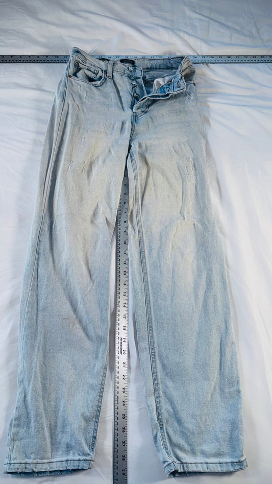 Wild Fable Super High-Rise Straight Jeans - Light Wash - Size 0