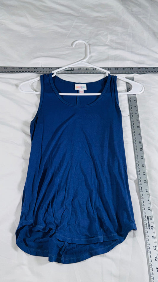 LuLaRoe Purple Flowy Racerback Perfect Tank Top  - XXS