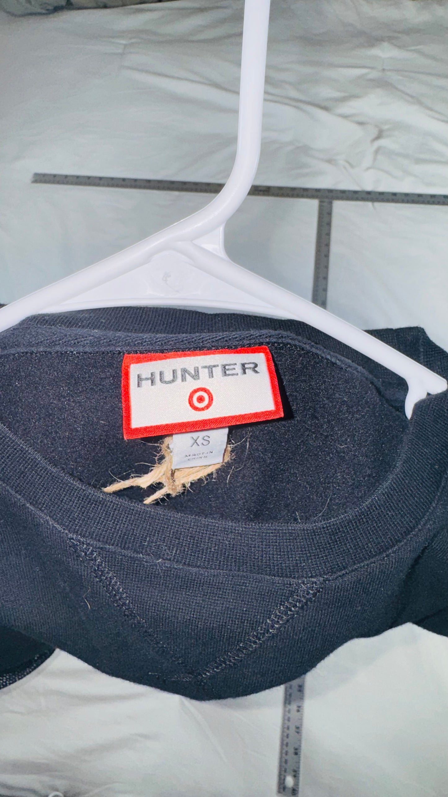 Hunter for Target Black Mesh Sleeve Sweatshirt - XS