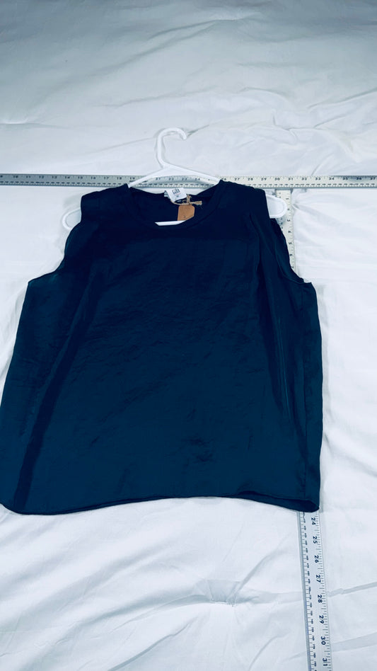 Cabi Navy Sleeveless Knit Top - XS