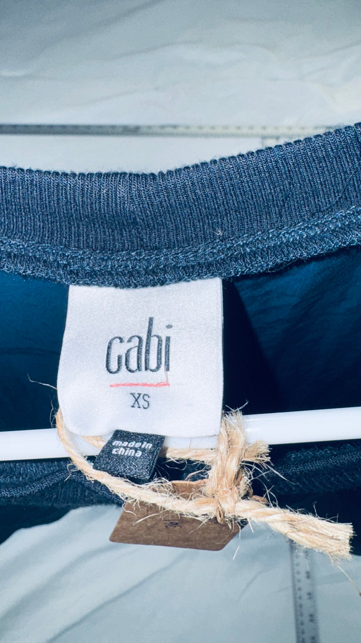 Cabi Navy Sleeveless Knit Top - XS